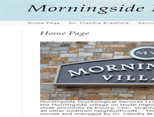 Tablet Screenshot of morningsidepsychologicalservices.com